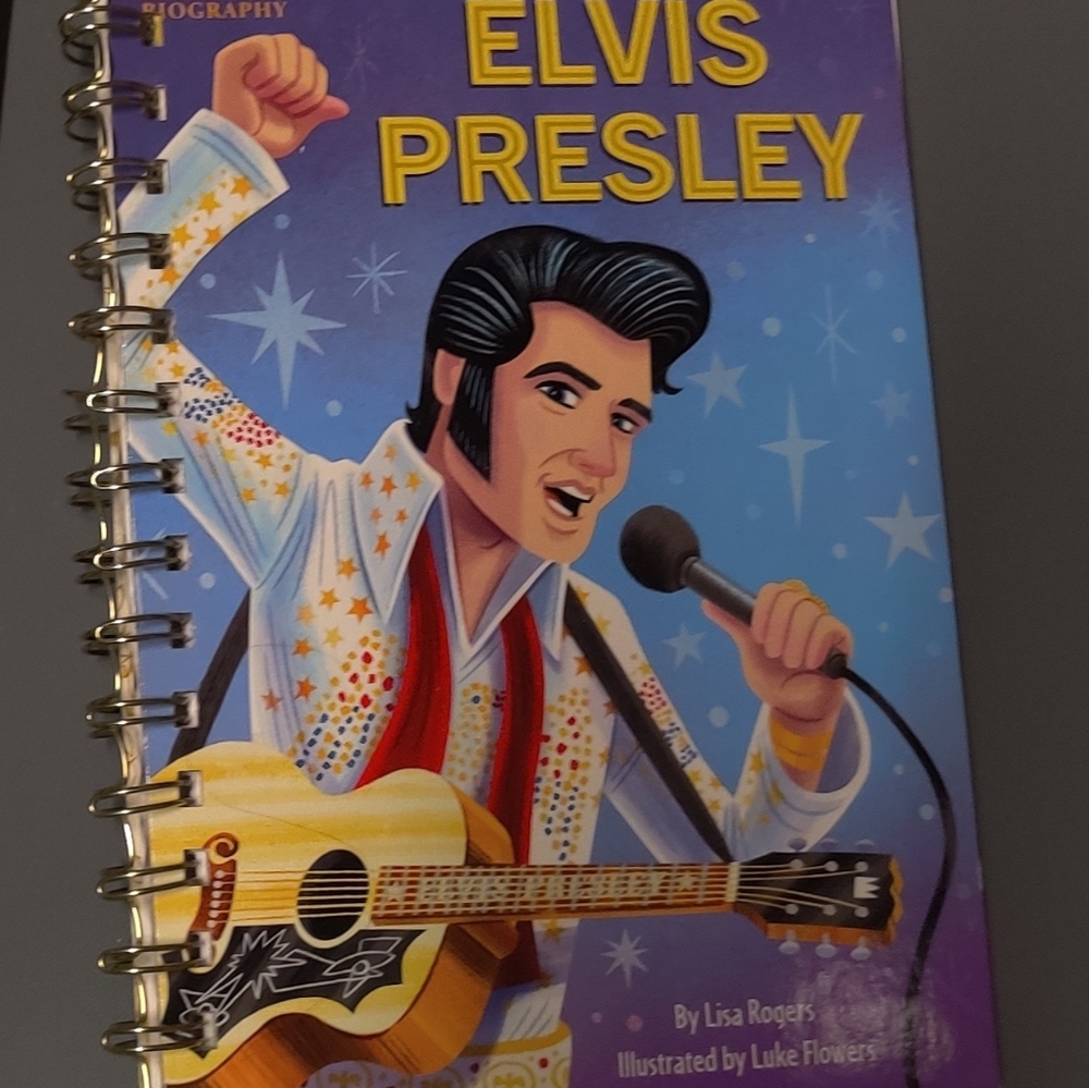 Repurposed Little Golden Book/Journal (Elvis Presley)